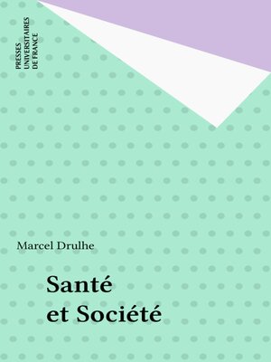 cover image of Santé et Société
